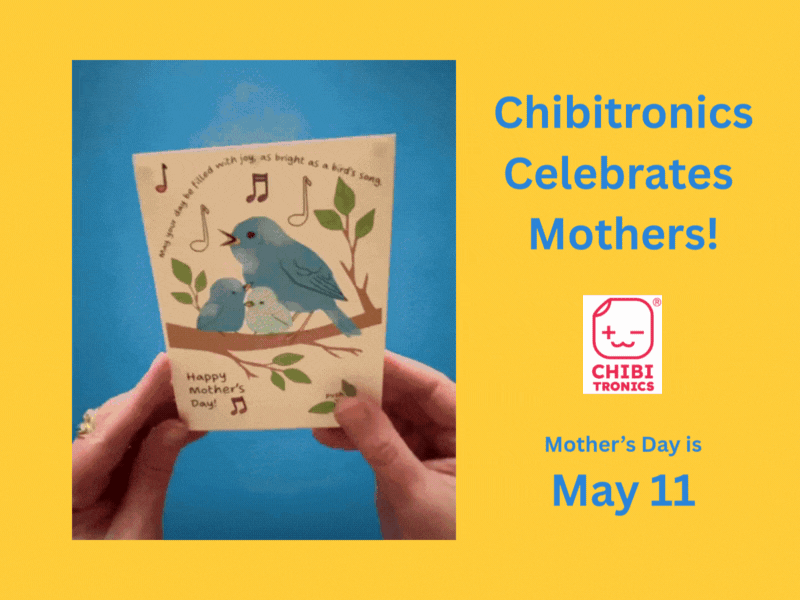 Make a Mother’s Day Card (with Chibitronics LED Stickers)