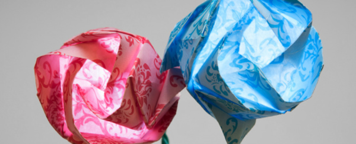 Origami LED Paper Sculptures