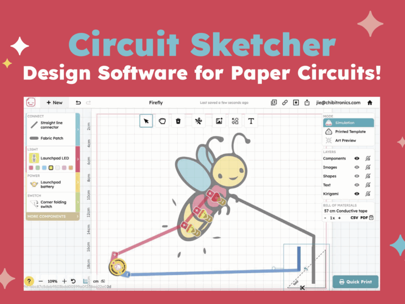 Try Circuit Sketcher: Design Software for Paper Circuits